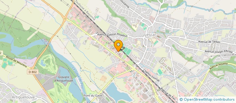 localisation de l'entreprise APB 64 à LESCAR