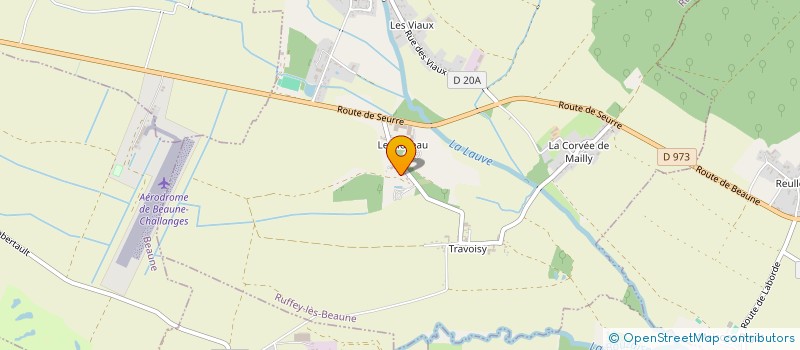 localisation de l'entreprise APB  RUFFEY-LES-BEAUNE