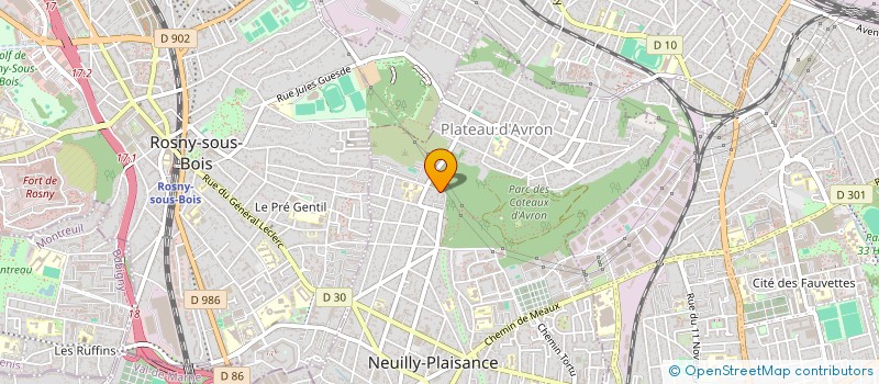 localisation de l'entreprise APB CONCEPT à NEUILLY-PLAISANCE
