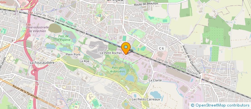 localisation de l'entreprise APB DECORATION à SAINT-BARTHELEMY-D'ANJOU