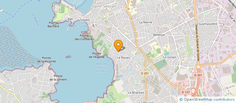 localisation de l'entreprise APB INVEST  SAINT-MALO