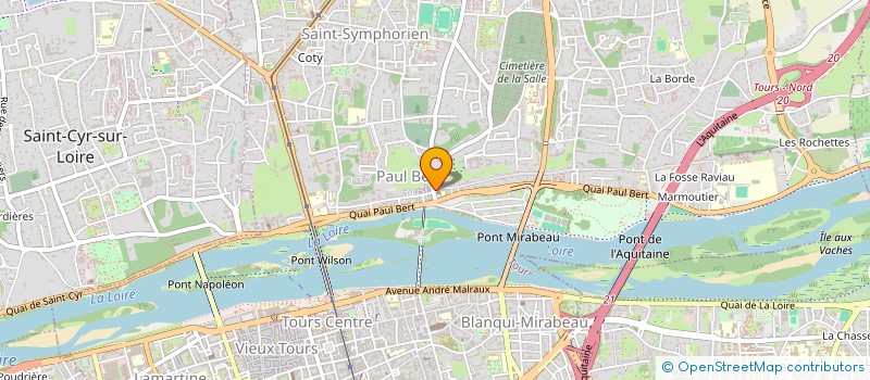 localisation de l'entreprise APB-MULTIMEDIA SAS  TOURS