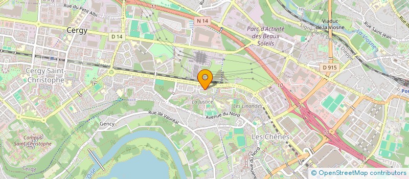 localisation de l'entreprise APB SARL  CERGY