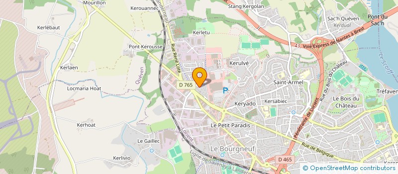 localisation de l'entreprise APBEJ  LORIENT