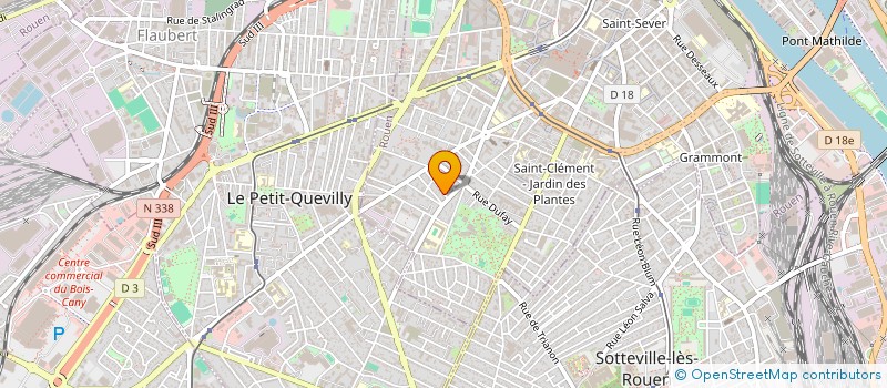 localisation de l'entreprise APBF à ROUEN