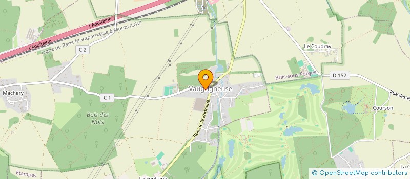 localisation de l'entreprise APBF BATIMENT  VAUGRIGNEUSE