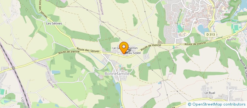 localisation de l'entreprise APBLUE  BONNEFAMILLE