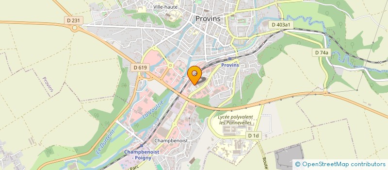 localisation de l'entreprise APBN à PROVINS