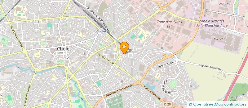 localisation de l'entreprise APBP à CHOLET