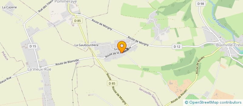 localisation de l'entreprise APC 76  BLAINVILLE-CREVON