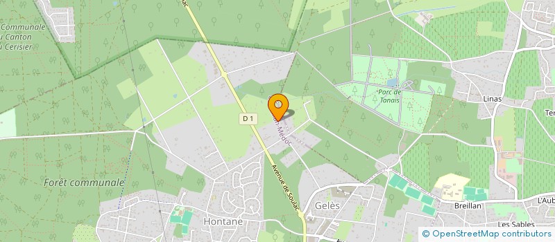 localisation de l'entreprise APC  LE TAILLAN-MEDOC