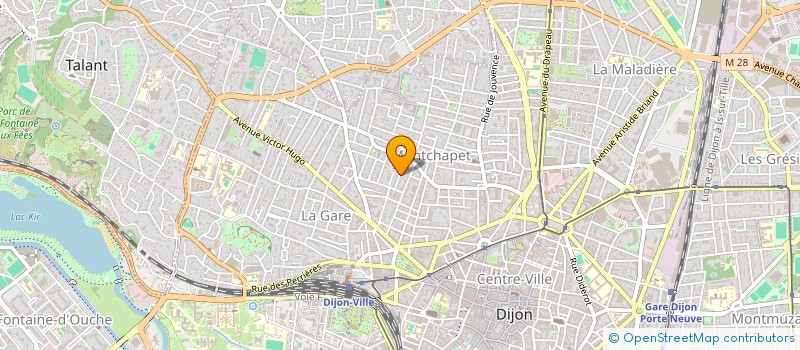 localisation de l'entreprise APC à DIJON