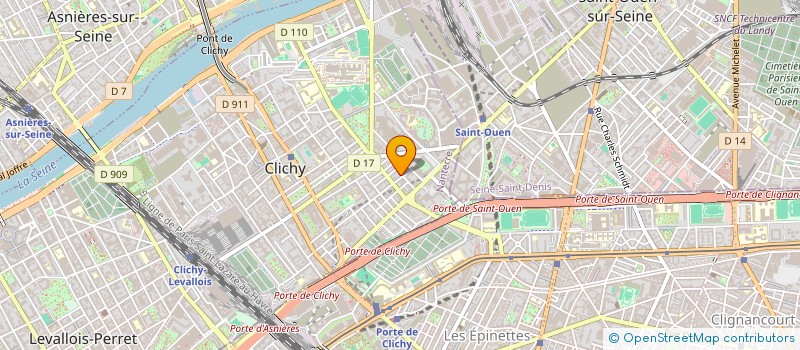 localisation de l'entreprise APC ASS DES PRATICIENS DE CLICHY à CLICHY
