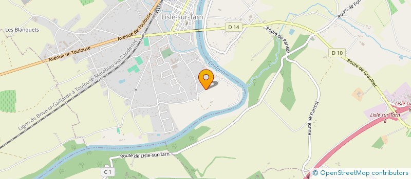 localisation de l'entreprise APC ASSOCIATION DE PARTAGE DE CONNAISSANCES à LISLE-SUR-TARN