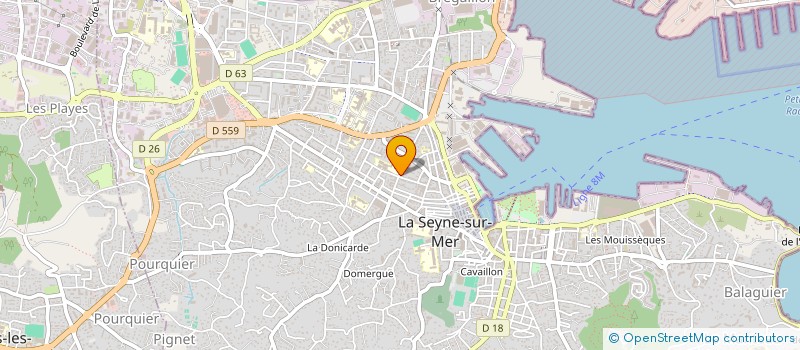 localisation de l'entreprise APC ASSURANCES à LA SEYNE-SUR-MER