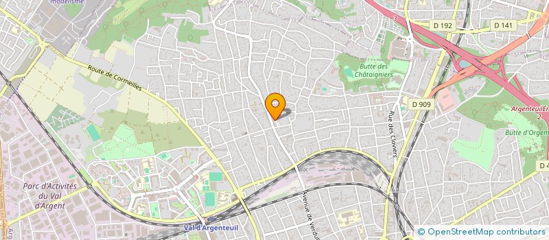 localisation de l'entreprise APC CHAUFFEUR PRIVE  ARGENTEUIL