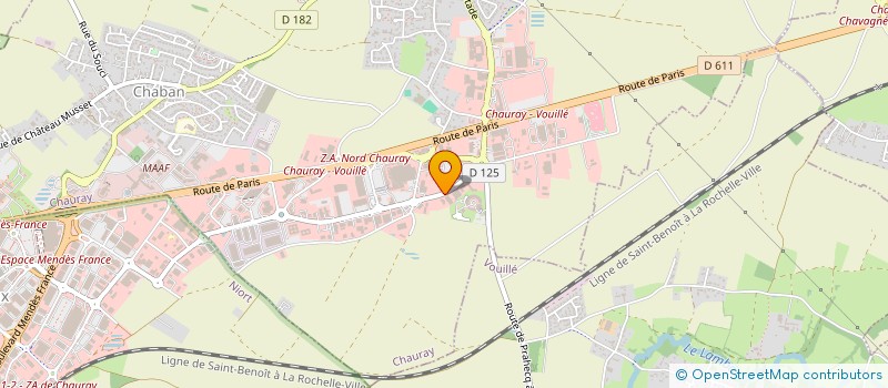 localisation de l'entreprise APC DESIGN  CHAURAY