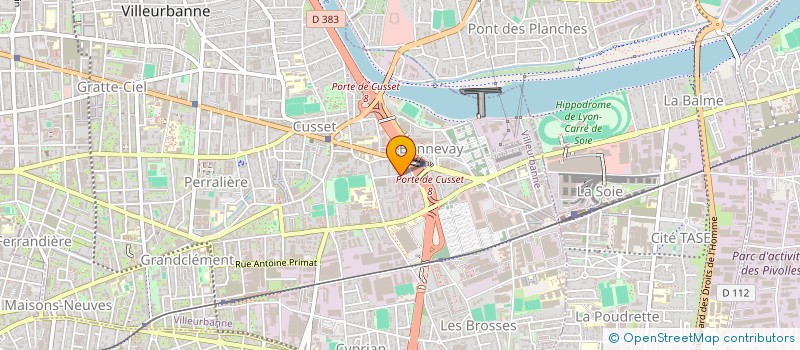 localisation de l'entreprise APC DISTRIBUTION  VILLEURBANNE