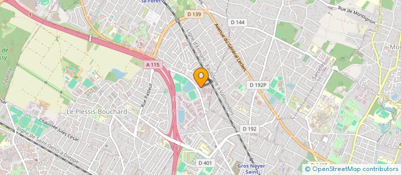 localisation de l'entreprise APC IMMO  SAINT-LEU-LA-FORET