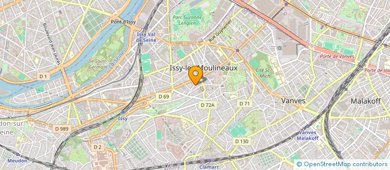 localisation de l'entreprise APC IMMOBILIER à ISSY-LES-MOULINEAUX