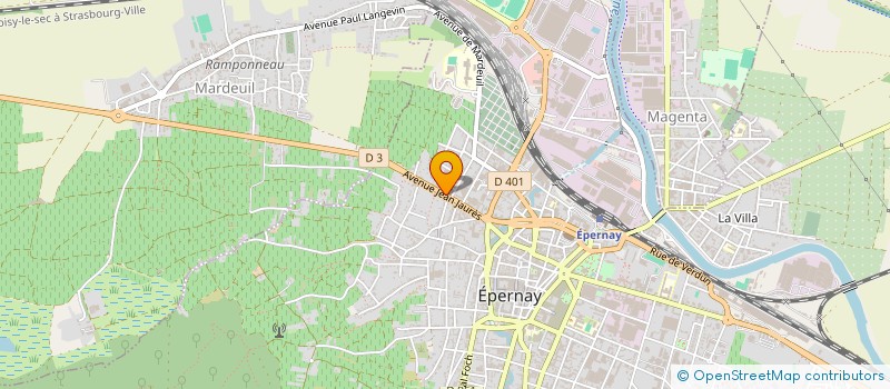 localisation de l'entreprise APC IMMOBILIER à EPERNAY