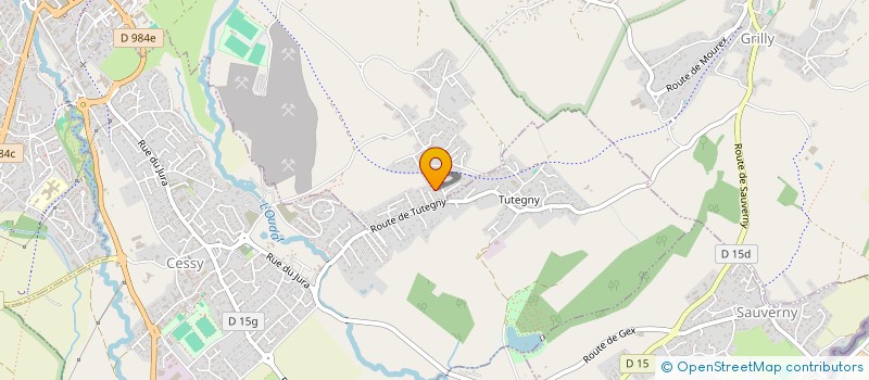 localisation de l'entreprise APC & P  GEX