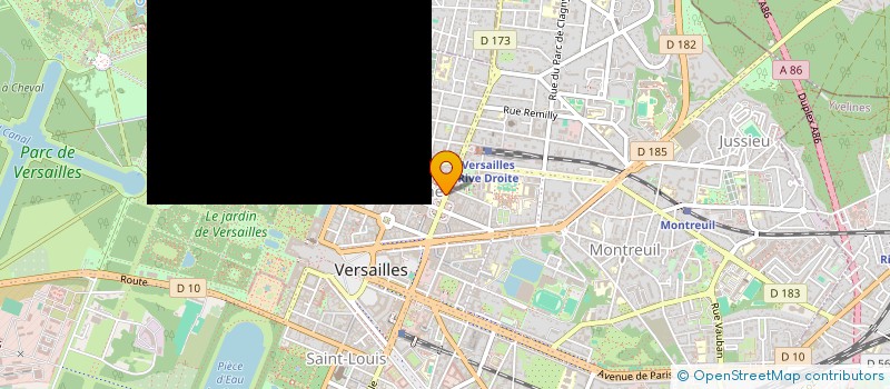 localisation de l'entreprise APC SARL à VERSAILLES