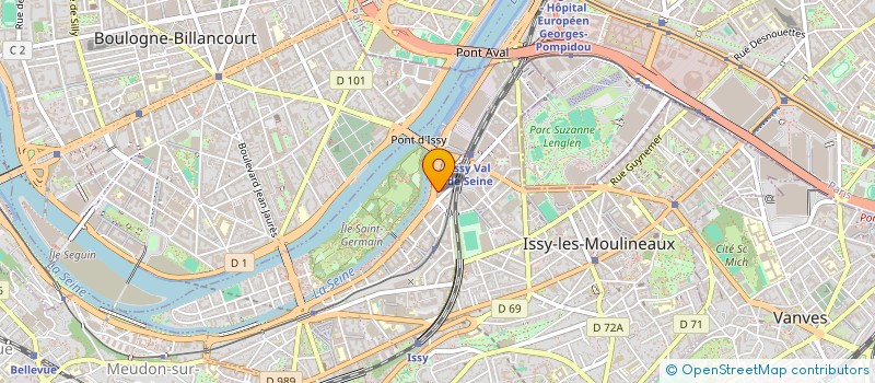 localisation de l'entreprise APC SOLUTIONS à ISSY-LES-MOULINEAUX