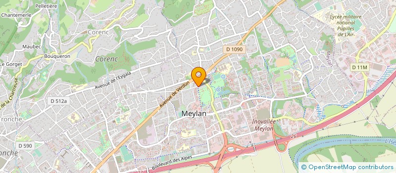 localisation de l'entreprise APC SOLUTIONS à MEYLAN