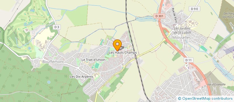 localisation de l'entreprise APC STORE  BOUFFEMONT