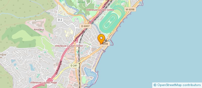 localisation de l'entreprise APCA à VILLENEUVE-LOUBET