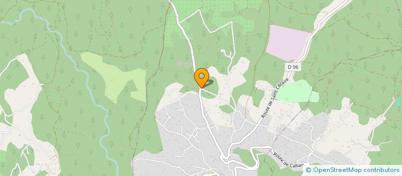 localisation de l'entreprise APCA  CALLIAN