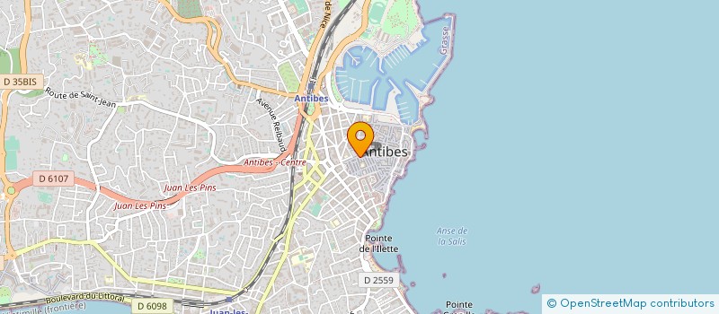 localisation de l'entreprise APCAA ASSO PROMO COMMERCE ARTISANAT à ANTIBES