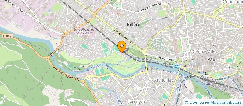 localisation de l'entreprise APCD  BILLERE