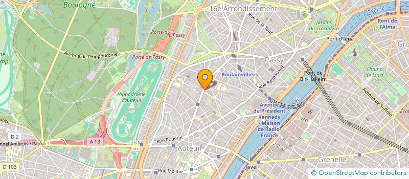 localisation de l'entreprise APCI  PARIS