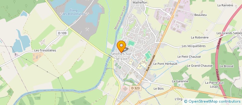 localisation de l'entreprise APCI  SEICHES-SUR-LE-LOIR