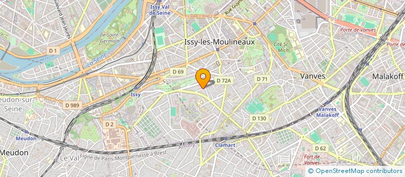 localisation de l'entreprise APCJL à ISSY-LES-MOULINEAUX