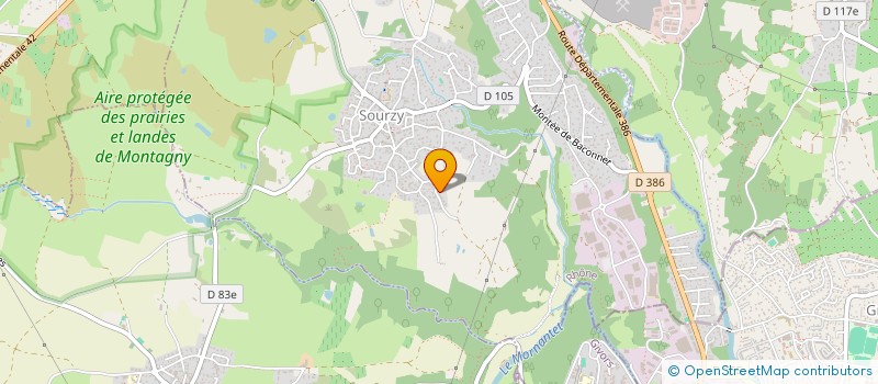 localisation de l'entreprise APCLIM  MONTAGNY