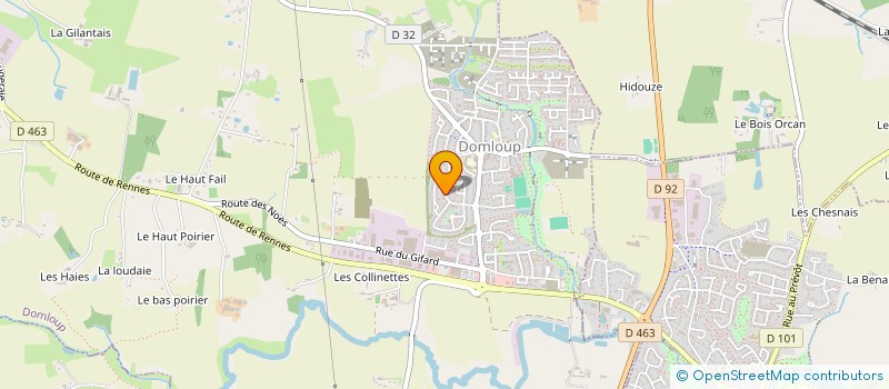 localisation de l'entreprise APCM CONSEILS  DOMLOUP