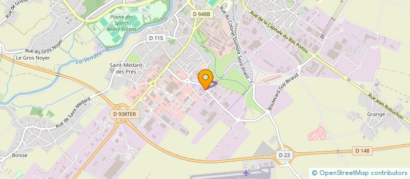 localisation de l'entreprise APCM FINANCES  FONTENAY-LE-COMTE