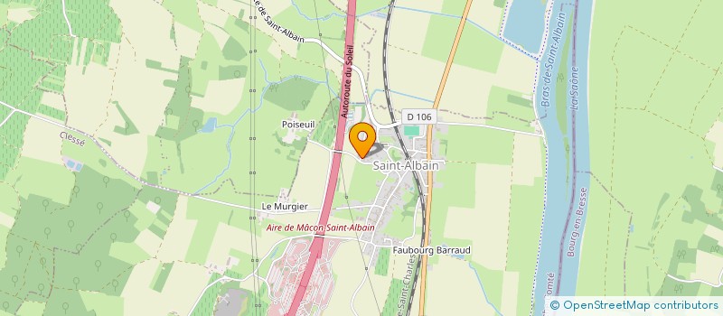 localisation de l'entreprise APCM - SAN JUAN  SAINT-ALBAIN