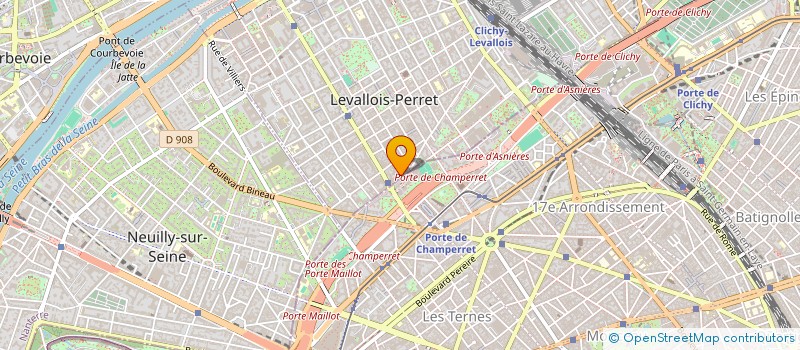localisation de l'entreprise APCMP HOLDING à LEVALLOIS-PERRET