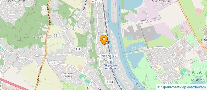 localisation de l'entreprise APCN CONSEIL à VILLENNES-SUR-SEINE