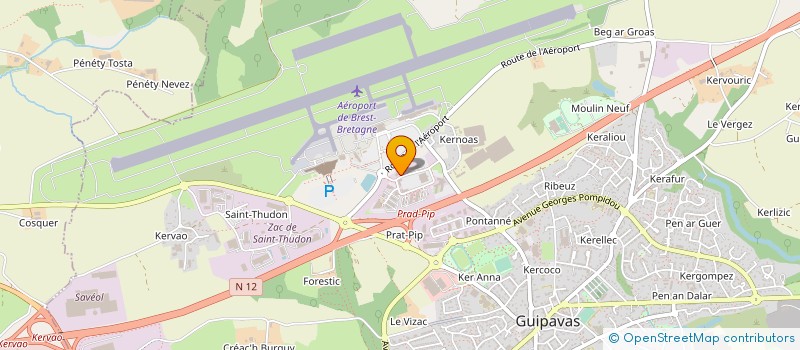 localisation de l'entreprise APCO CONSEIL  PLOUARZEL