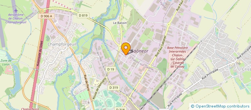 localisation de l'entreprise APCO TECHNOLOGIES SAS à CHALON-SUR-SAONE