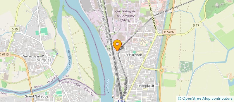 localisation de l'entreprise APCOLL  ARLES