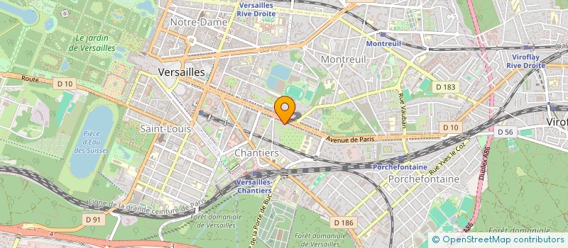 localisation de l'entreprise APCONSEIL IMMOBILIER à VERSAILLES