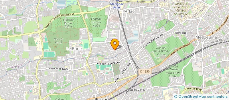 localisation de l'entreprise APCS  MERIGNAC