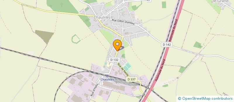 localisation de l'entreprise APCS  CHAULNES