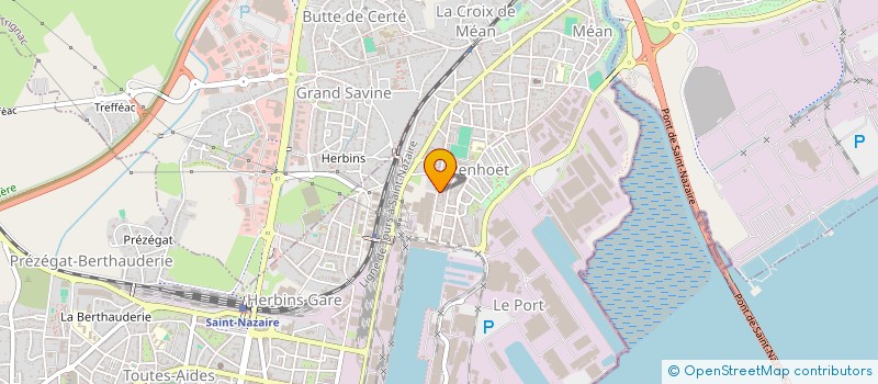 localisation de l'entreprise APCS DERRIEN à SAINT-NAZAIRE